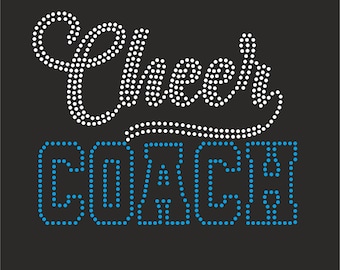 Cheer Coach Rhinestone Template, cricut cheer, Cheer shirt svg, ss10 for Cricut rhinestone template Download File svg eps png dxf cdr