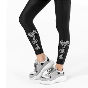 Rhinestone Template Ribbon Bow Tights for Cricut rhinestone template material rhinestone ss10 ss6  Instant Download File svg eps png dxf cdr