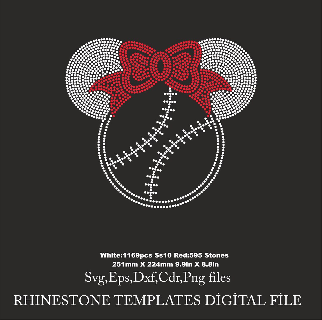 Baseball Rhinestone Template, Baseball Shirt Svg, Baseball Cricut, Ss10 ...