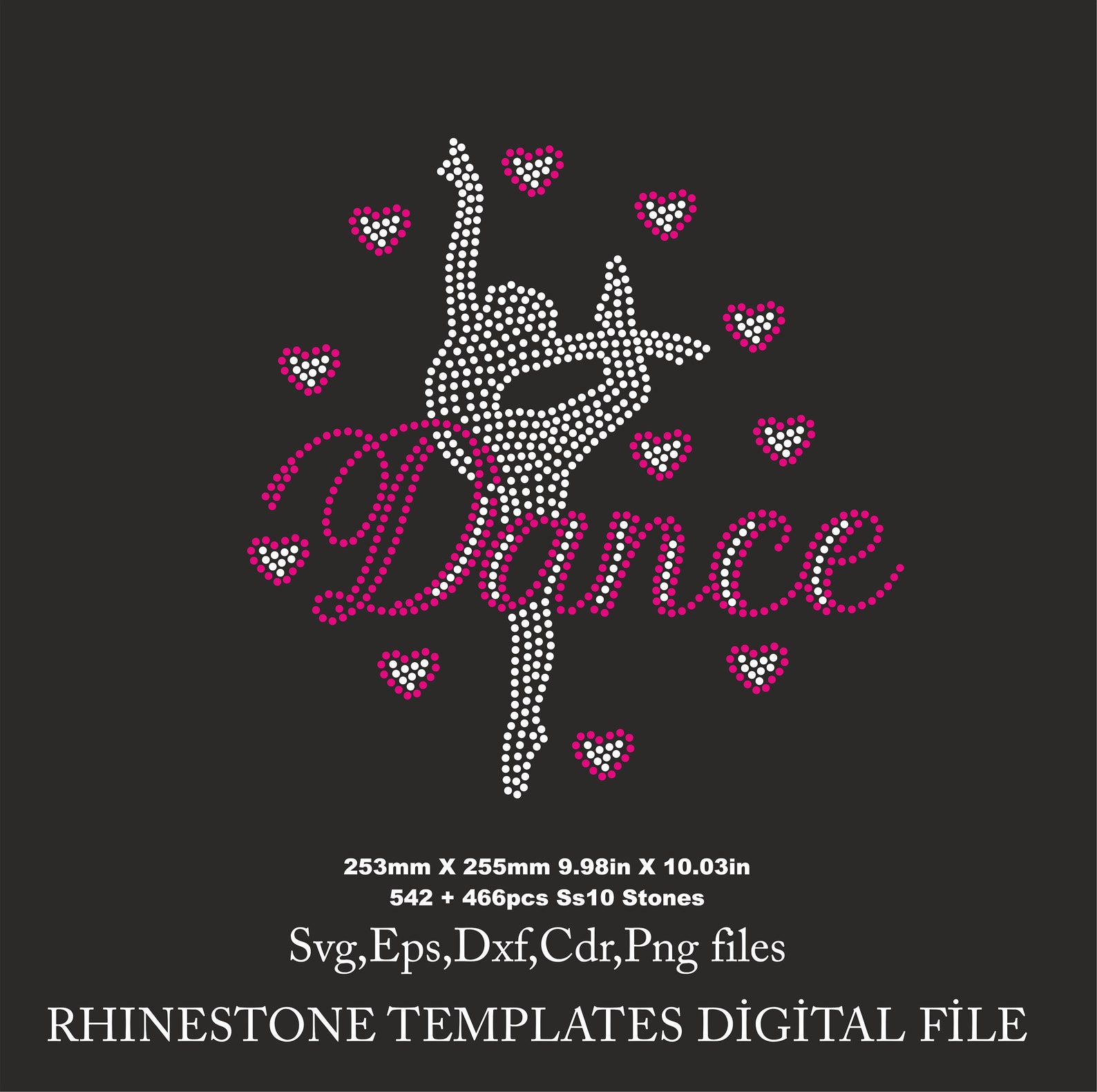 Zumba Rhinestone Template Dance Rhinestone Template, Cricut Dance, Dance Girl Templates, Ss10 for ...
