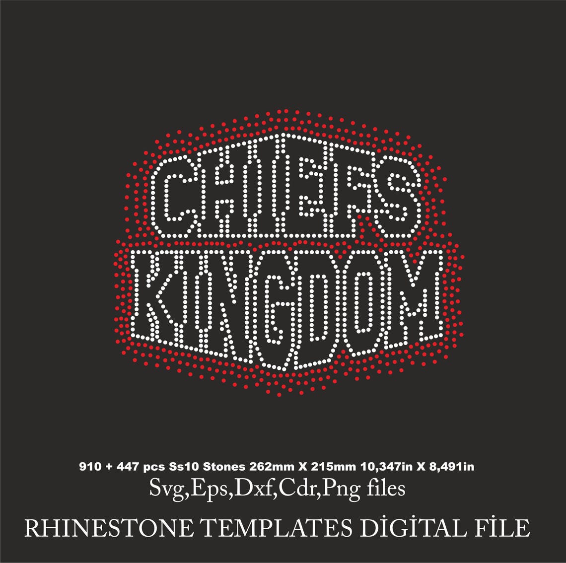 Chiefs Rhinestone Template, Football Svg, Baseball Rhinestone, Chiefs ...