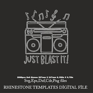 Music Rhinestone Template, Music woman shirts svg, Music play Iron on transfer Bling Template , Digital Download