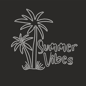 Summer Rhinestone Template, cricut summer vibes , palm templates, ss10 for Cricut rhinestone template Download File svg eps png dxf cdr