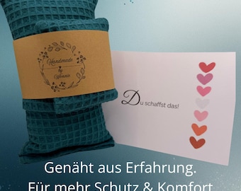 Portkissen für Portzugang – weiche Schutzkissen aus eigener Brustkrebs-Erfahrung – handgemacht für mehr Komfort