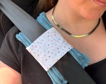 Podkissen Set für Krebspatienten – Autokissen & BH-Träger Kissen nach Brust-OP | Portkissen Chemo | Geschenk für Brustkrebs Patientinnen