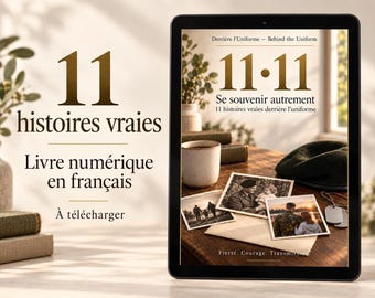 Livre PDF français — 11 histoires vraies de militaires canadiens : Se souvenir autrement