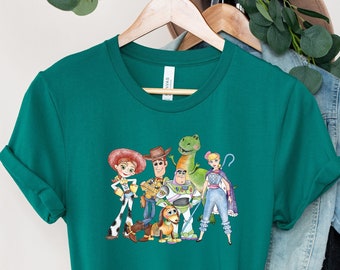 Toy Story Shirt, Disney Watercolor Toy Story Shirt, Woody shirt, Disney Character shirts, Disney Family shirt