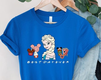 Princesa Elsa Best Day Ever Shirt, Disney Princess Elsa Shirt, Disney Snack Shirt, Team Princess Tee, Disney Group Shirt.
