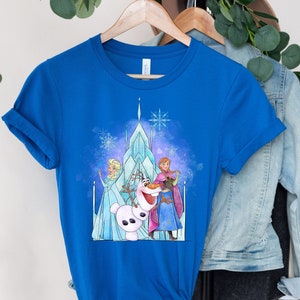 Disney Frozen Tee, Frozen Cute Shirt, Frozen Watercolor shirt,Disney Princess Elsa T-Shirt, Frozen Elsa Anna Shirt.