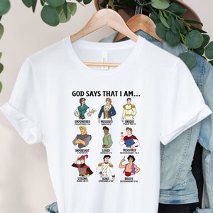 Disney Prince Shirts, God Says I am Prince shirt, Prince T-shirt, Disney World Prince Shirt