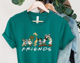 Chemise Safari Friends, chemise Safari Wild, t-shirt Disney Safari, chemise safari Minnie Mouse, chemise safari Mickey Mouse.