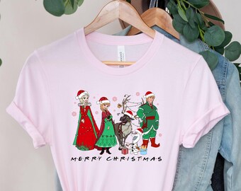 Christmas Frozen Shirt, Frozen Friends Shirt, Frozen Disney Shirt, Elsa Shirt, Anna Shirt, Disney Girl Trip, Princess Elsa & Anna Shirt.