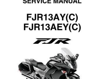 Yamaha FJR1300 FJR1300A FJR1300AE Manual de reparación de servicio OEM 2009-2012