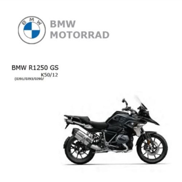 BMW R 1250 GS K50 12 Workshop Service Manual