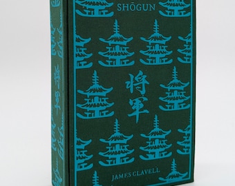 Shōgun by James Clavell - Handmade Classic Clothbound Hardback | Rebound Hardcover Book | Historical Fiction |