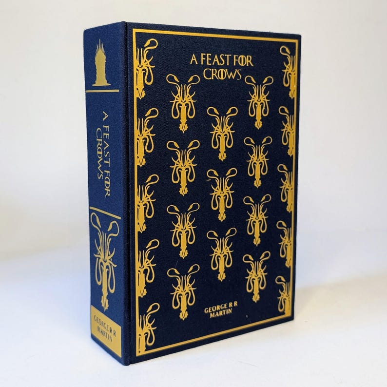 A Song of Ice and Fire by George R. R. Martin | Great Houses Clothbound Special Edition | Game of Thrones Feast for Crows