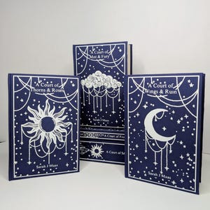 ACOTAR Series by Sarah J. Maas | Clothbound Fantasy Book Set | Rebound Hardback Edition