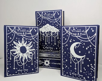 ACOTAR Series by Sarah J. Maas | Clothbound Fantasy Book Set | Rebound Hardback Edition