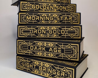 Red Rising Series by Pierce Brown – Clothbound Hardcover Sci-Fi Collection