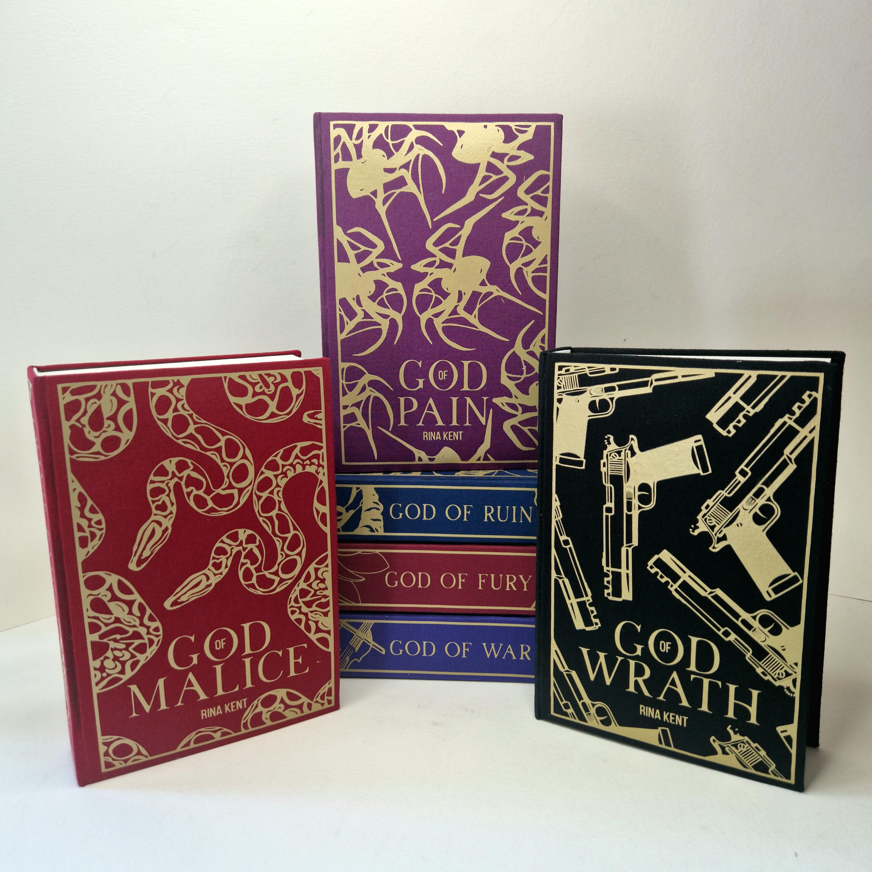Legacy of the Gods Series by Rina Kent | Special Edition Hardback Set – Dark Romance