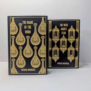 The Name of the Wind & Wise Man’s Fear by Patrick Rothfuss | Kingkiller Chronicles Hardback Special Editions