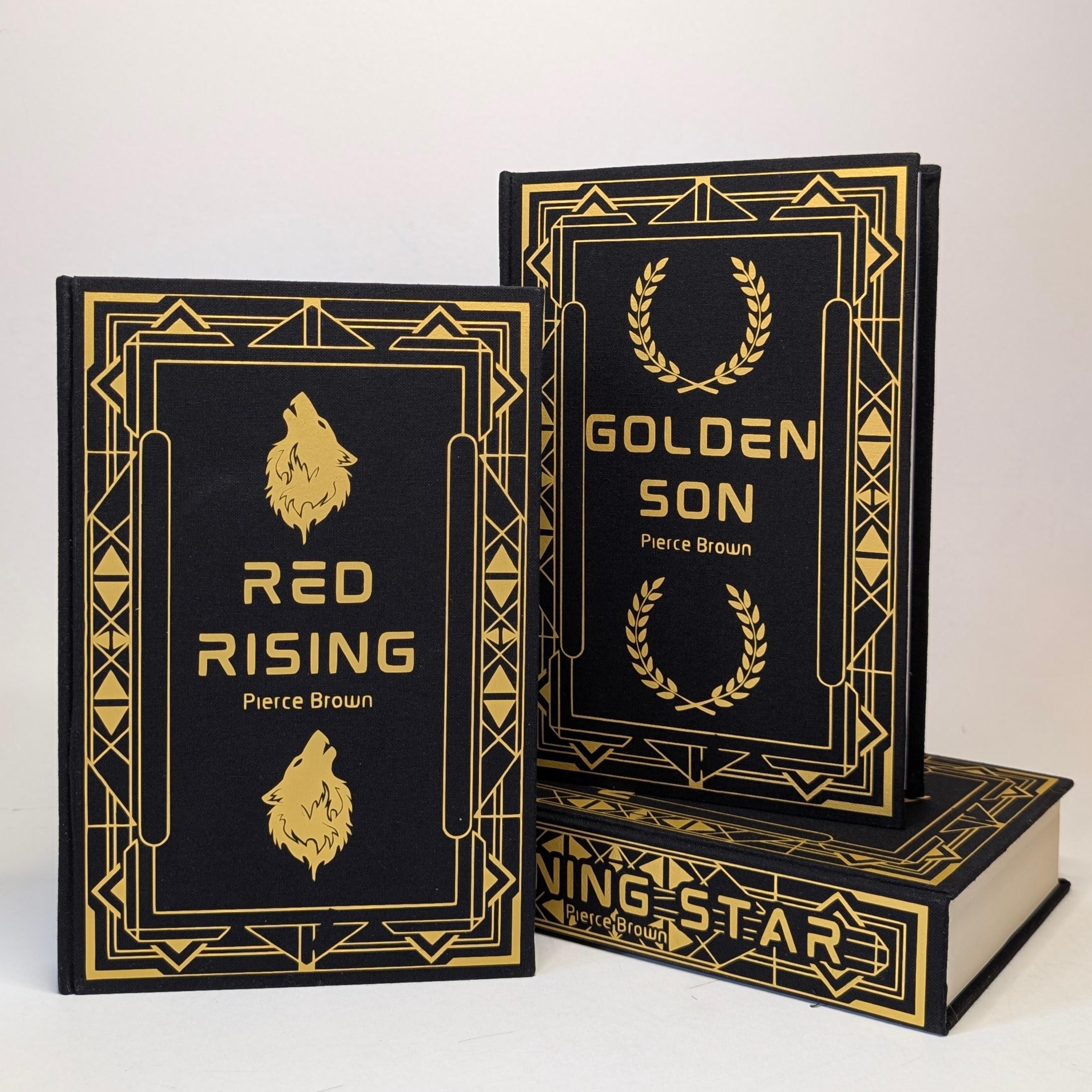 Red Rising Book Del Rey Red Rising Series by Pierce Brown – Clothbound Hardcover Sci-fi ...