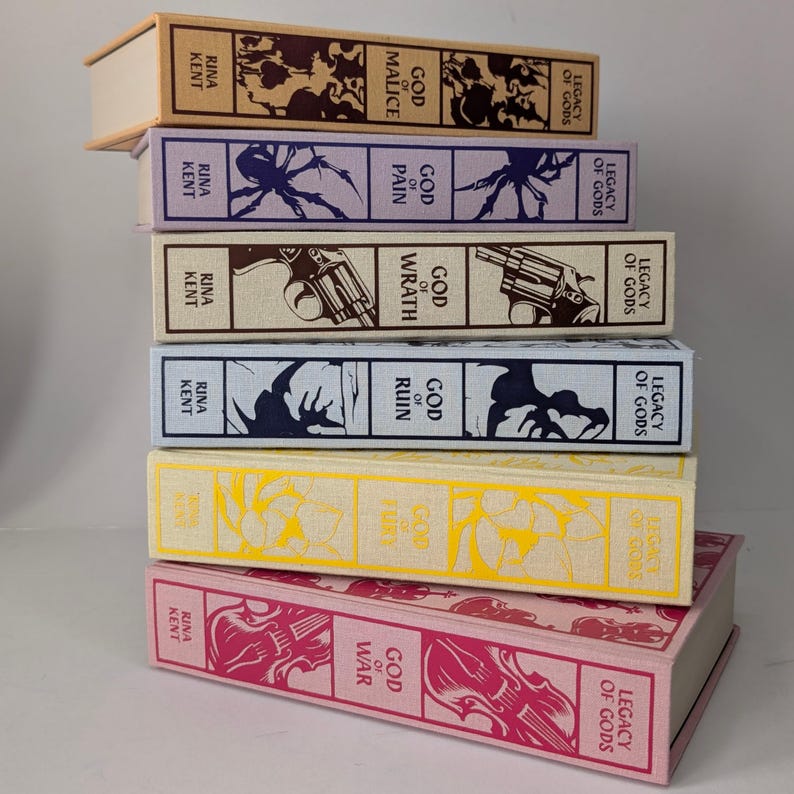 Serie Legado de Dioses de Rina Kent / Ediciones de coleccionista encuadernadas en tela / Libros individuales o conjunto completo imagen 1