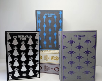 Serie Lightbringer de Brent Weeks / Libro de tapa dura encuadernado en tela artesanal / Edición de coleccionista de fantasía épica