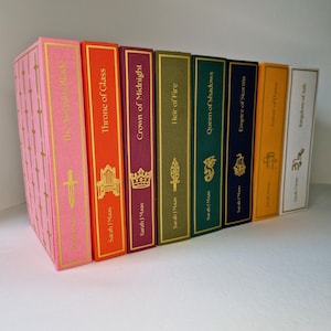 Série Le Trône de verre de SJ Maas - Ensemble relié en tissu édition spéciale | Rebound à couverture rigide | Collection romantique fantastique
