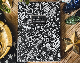 Fantasy Notebook | Lined Paper | Reading Journal | Bullet Journal | Readers Stationery