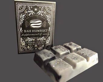 Bah Humbug! Wax Melts | Peppermint & Candy |Bookish | Fantasy Scents | Literary Inspired | Hand-Poured | Book Lover | Christmas Scents