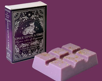 Once Upon A Time Soy Wax Melt Bar: Thyme, olive and bergamot, Bookish Fantasy Scent