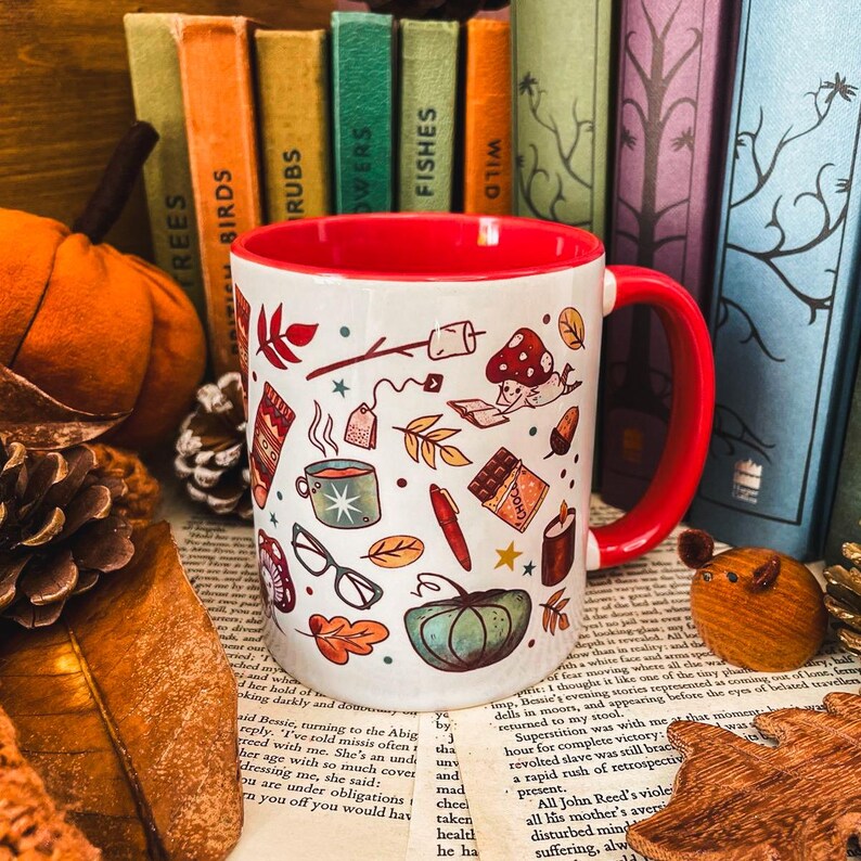 Cosy Reader Mug | Dishwasher Safe | Readers Drinkware | Bookish Ceramic Mug bild 3