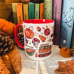 Cosy Reader Mug | Dishwasher Safe | Readers Drinkware | Bookish Ceramic Mug bild 1