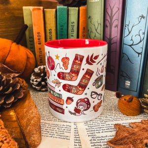 Cosy Reader Mug | Dishwasher Safe | Readers Drinkware | Bookish Ceramic Mug bild 2