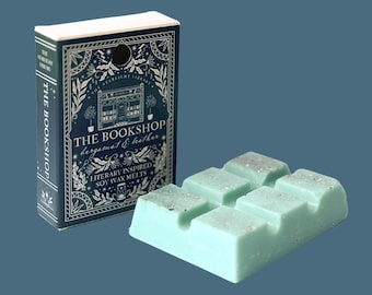 The Bookshop Wax Melts | Bergamot & Leather | Bookish | Fantasy Scents | Literary Inspired | Hand-Poured | Book Lover