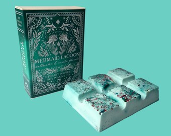 Mermaid Lagoon Wax Melts | Saltwater & Exotic Florals | Bookish | Fantasy Scents | Literary Inspired | Hand-Poured | Book Lovers