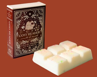Cosy Reader Wax Melts | Vanilla & Musk | Bookish | Fantasy Scents | Literary Inspired | Hand-Poured | Book Lover