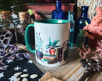 Herbology Mug | Dishwasher Safe | Readers Drinkware | Ceramic Bookish Mug
