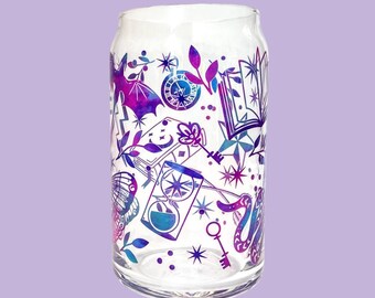Fantasy | Drinking Glass | Bookish Can Tumbler | Dishwasher Safe | Readers Drinkware