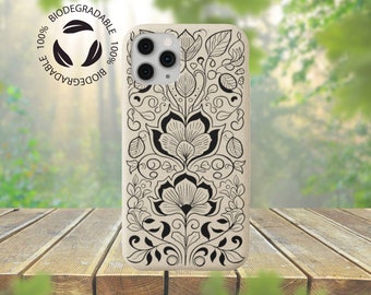 Fundas para iPhone 11-17, ecológicas, biodegradables, sostenibles, de diseño simétrico.