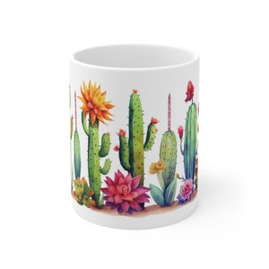 Cactus Mug  / Cactus Coffee Cup / Cactus Coffee Mug / Best Friend Gift / Succulent Mug / Succulent Coffee