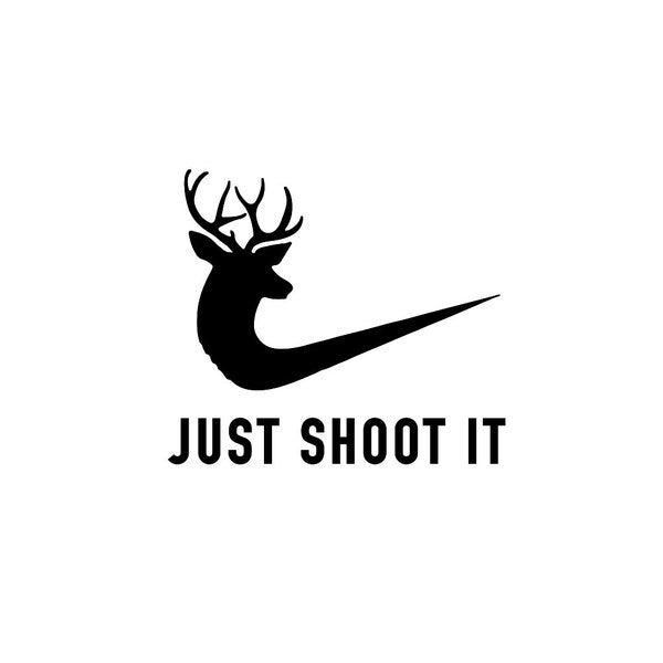 Just shoot it svg vector png pdf psd jpeg cricut silhouette digital download 300 dpi