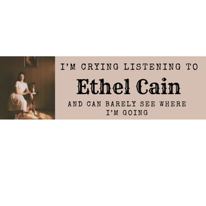 Mother Cain Crying Bumper Sticker