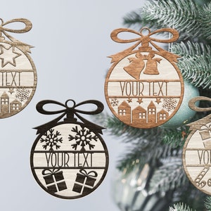 Digitales Ornament Set zum Laserschneiden (Glowforge/CNC) - Set aus 4 einzigartigen Designs - Instant Download