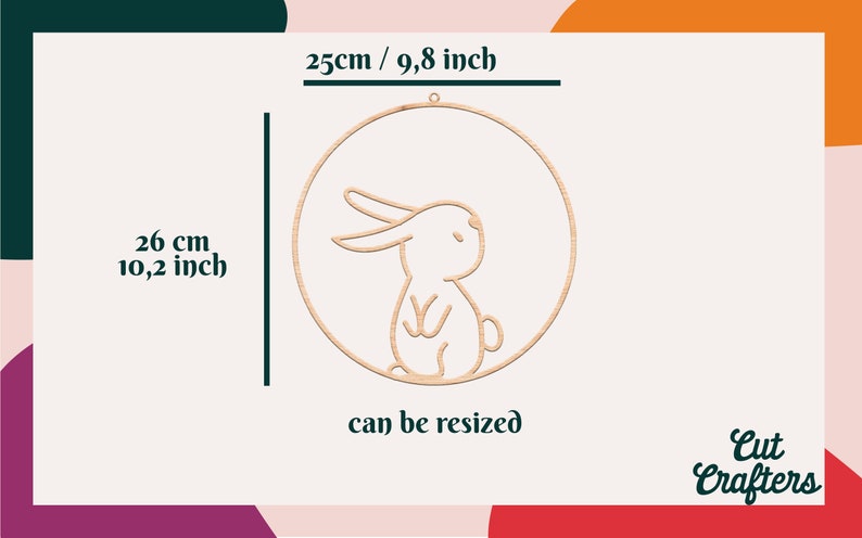Easter Bunny Sign SVG Set – Laser Cut Door Hanger, Wall Decor - Etsy