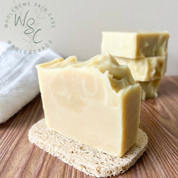 Lavender & Sage with Hemp body bar - ALL NATURAL SOAP - 6oz - hemp - organic ingredients - pure ingredients - natural ingredients