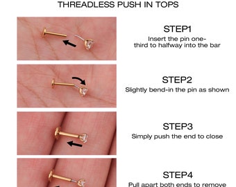 Put In How To Remove Nose Pin Easily Nose Screw How To Remove A