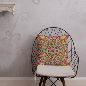 Psychedelisches Kissen