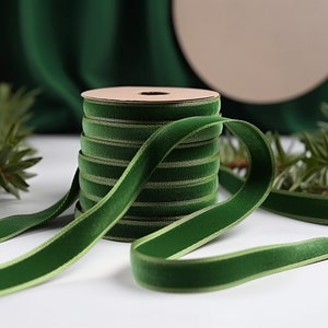 sage green velvet ribbon moss choker wedding thin wide gift bow